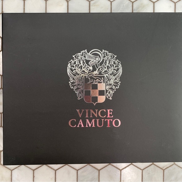 Vince Camuto Black Wedge Ankle Boots 9.5 Medium Width NWT - Picture 11 of 15